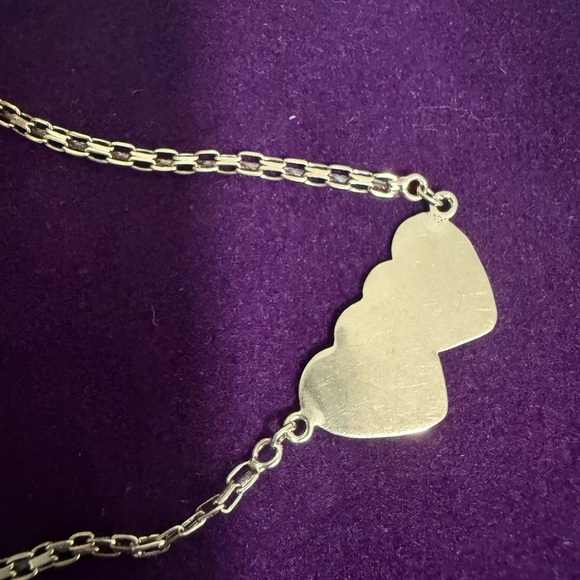 14k Gold Heart Charm Bracelet - Picture 5 of 9